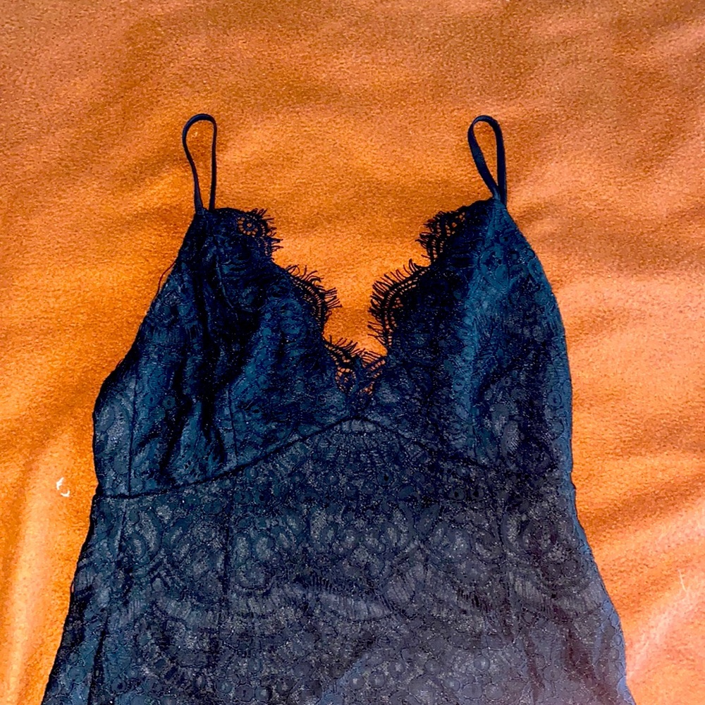 Lace black dress